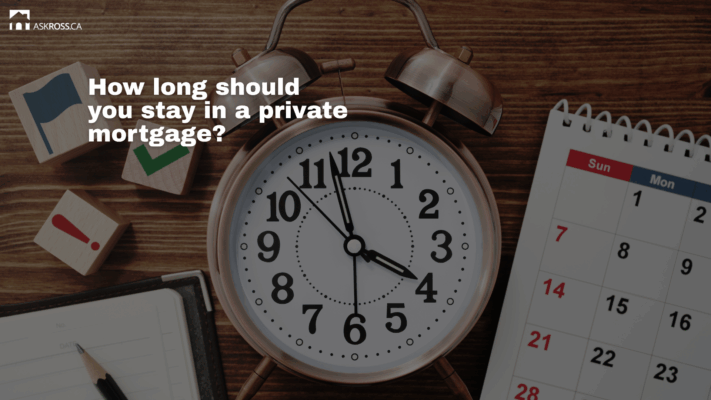 Ross Taylor Mortgages - How long should you stay in a private mortgage?