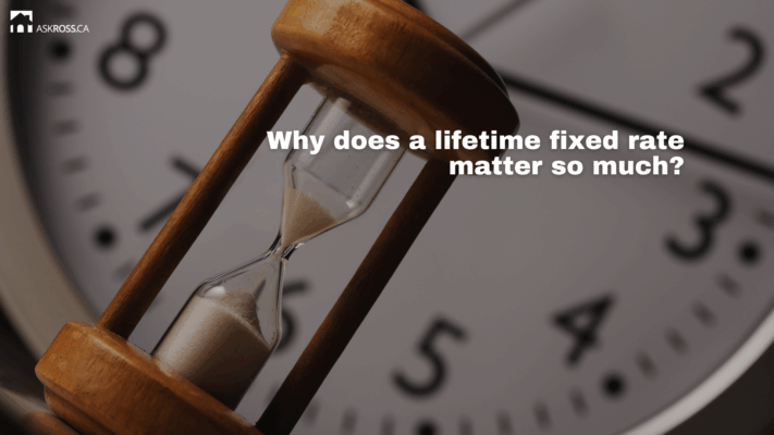 AskRoss.ca - Why does a lifetime fixed rate matter so much