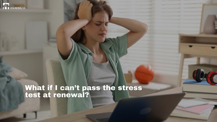 AskRoss.ca - What if I can’t pass the stress test at renewal