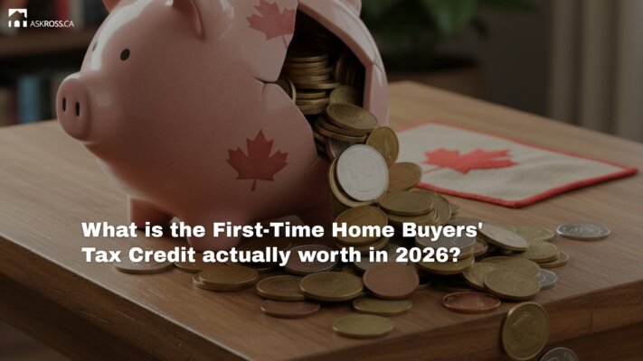 AskRoss.ca - 5 - What is the First-Time Home Buyers' Tax Credit actually worth in 2026