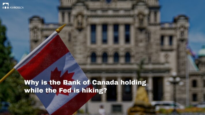 AskRoss.ca - 3 - Why is the Bank of Canada holding while the Fed is hiking