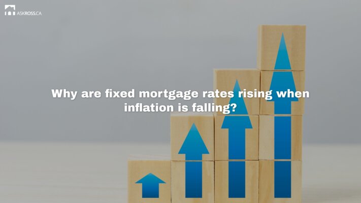 AskRoss.ca - 1 - Why are fixed mortgage rates rising when inflation is falling